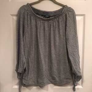Chaps size M off the shoulder knit top